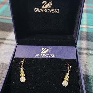 Swarovski crystal drop earrings
